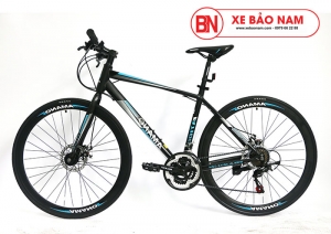 Xe đạp Amano AT100 Mới nhất đen xanh