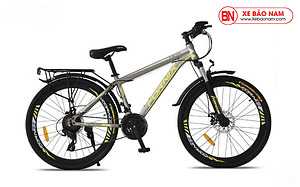 Xe đạp thể thao Fornix FM26 Mới nhất màu xám vàng