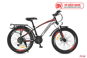 Xe đạp thể thao Fornix FT24 Mới nhất màu đen đỏ