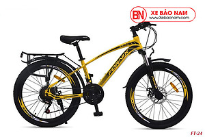 Xe đạp thể thao Fornix FT24 Mới nhất màu vàng
