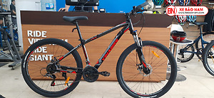 Xe đạp VinaBike V168 màu đen đỏ