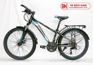 Xe đạp JVC Eco Mới nhất màu đen xanh