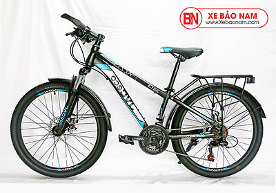 Xe đạp JVC Eco Mới nhất màu đen xanh