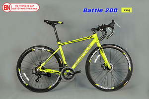 Xe đạp touring battle 200 màu vàng