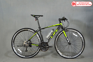 Xe đạp touring Life FCR22 màu đen xanh lá