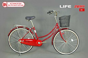 Xe đạp Life mini 26M màu đỏ