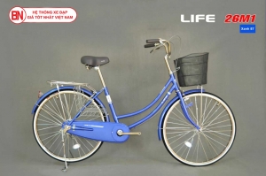 Xe đạp Life mini 26M màu xanh đậm