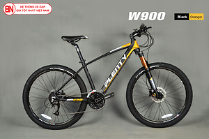 Xe đạp PLENTY W900 màu đen vàng