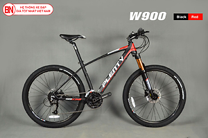 Xe đạp PLENTY W900 màu đen đỏ