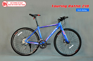 Xe đạp touring battle Tail Wind 218 màu xanh dương