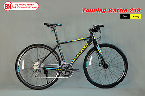 Xe đạp touring battle Tail Wind 218 màu đen vàng