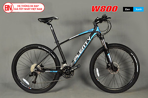Xe đạp PLENTY W800 màu đen xanh