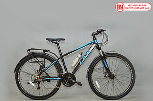 Xe đạp Hybrid Life HBR66 màu đen xanh