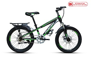 Xe đạp địa hình fascino fs01 đen xanh lá