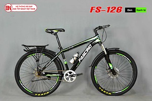 Xe đạp địa hình FASCINO FS126 Đen Xanh Lá