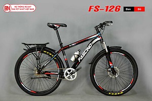 Xe đạp địa hình FASCINO FS126 Đen Đỏ