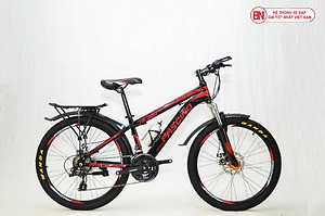 Xe đạp địa hình FASCINO FS224 Đỏ Mận