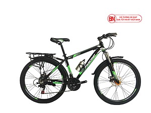 Xe đạp địa hình fascino fs326 đen xanh lá
