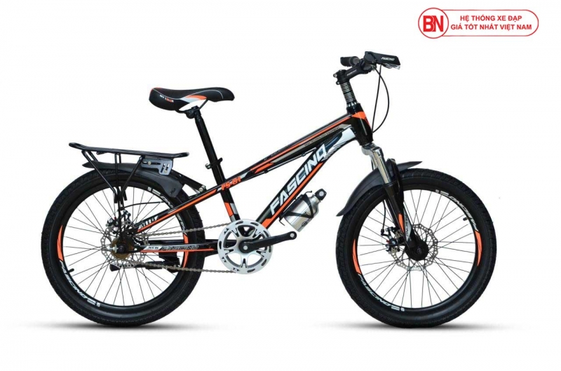 Xe đạp địa hình fascino fs01 đen cam