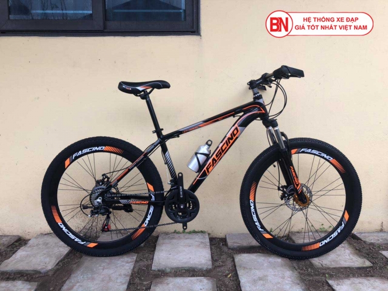 XE ĐẠP ĐỊA HÌNH FASCINO FS-326XC ĐEN XÁM