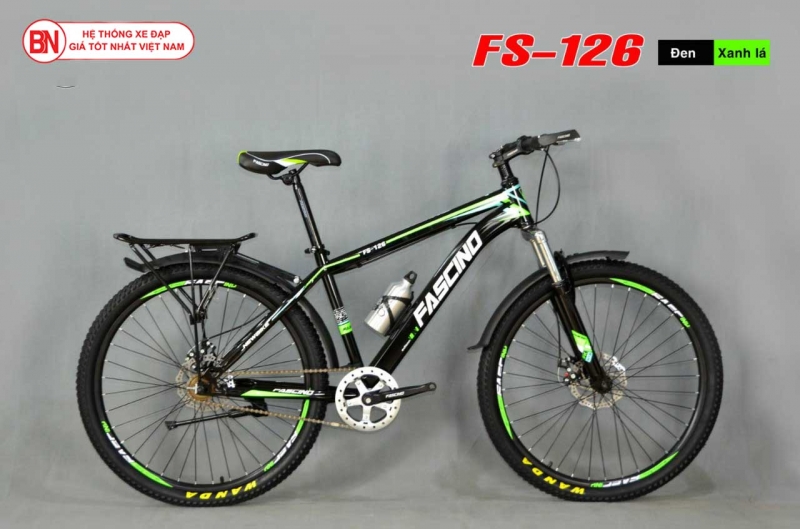 Xe đạp địa hình FASCINO FS126 Đen Đỏ