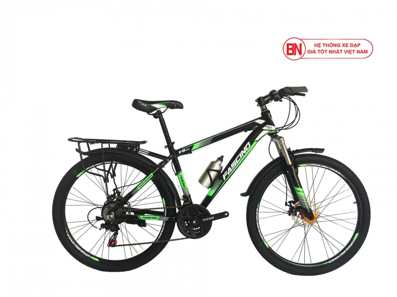 Xe đạp địa hình fascino fs326 đen đỏ